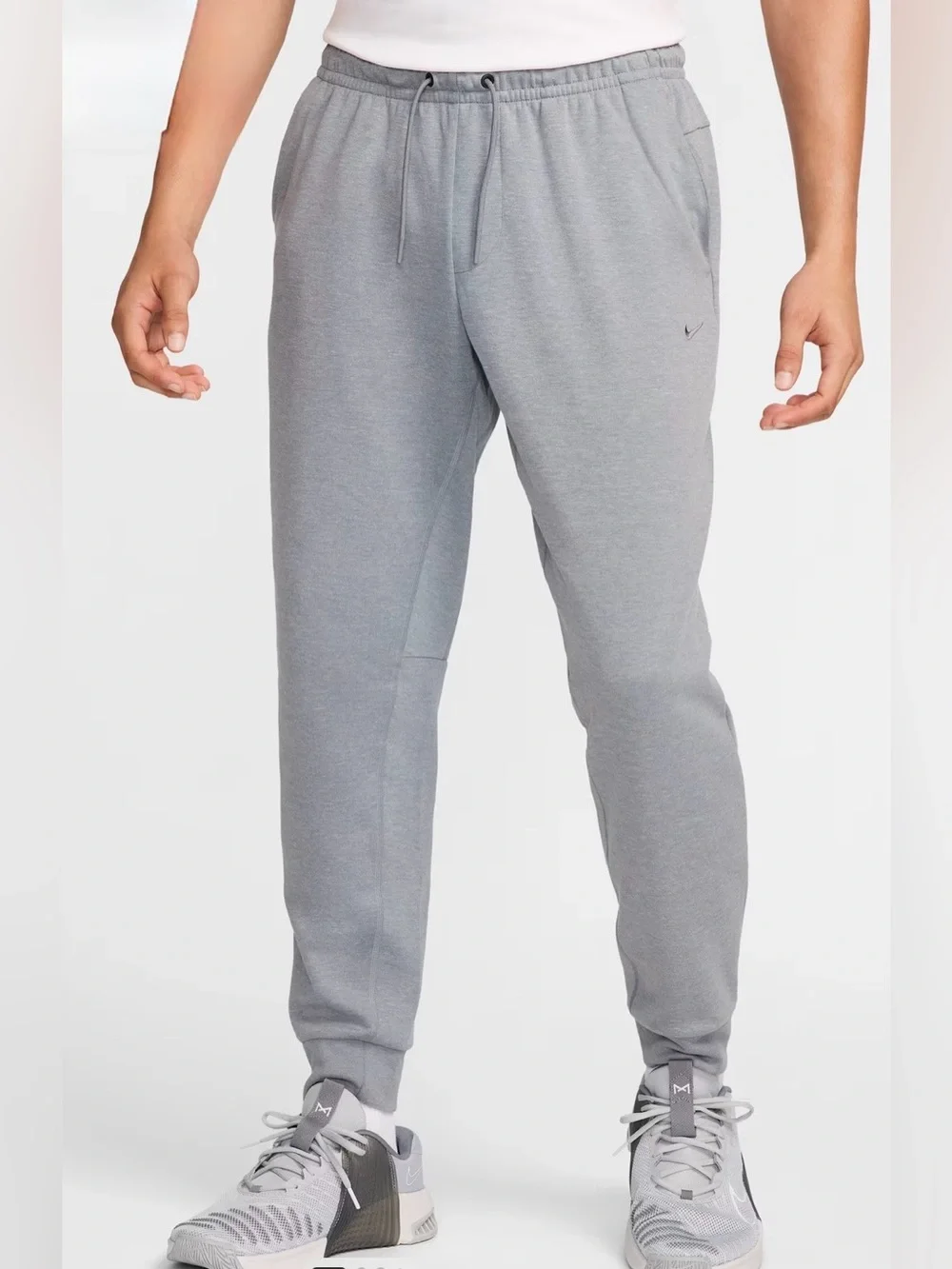 Nike Primary Fleece Men's Dri-FIT UV Performance Joggers Grey Size XL